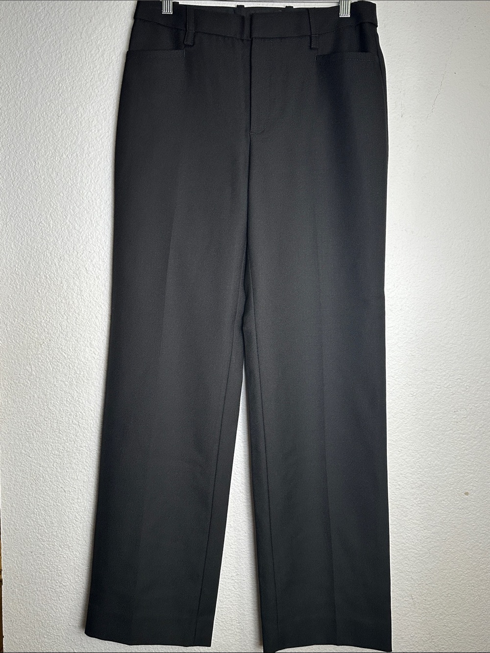 Banana Republic Black Wool Pants Work Office Business Trousers Womens Size 6